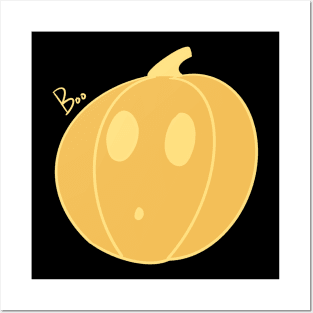 Ghost pumpkin Posters and Art